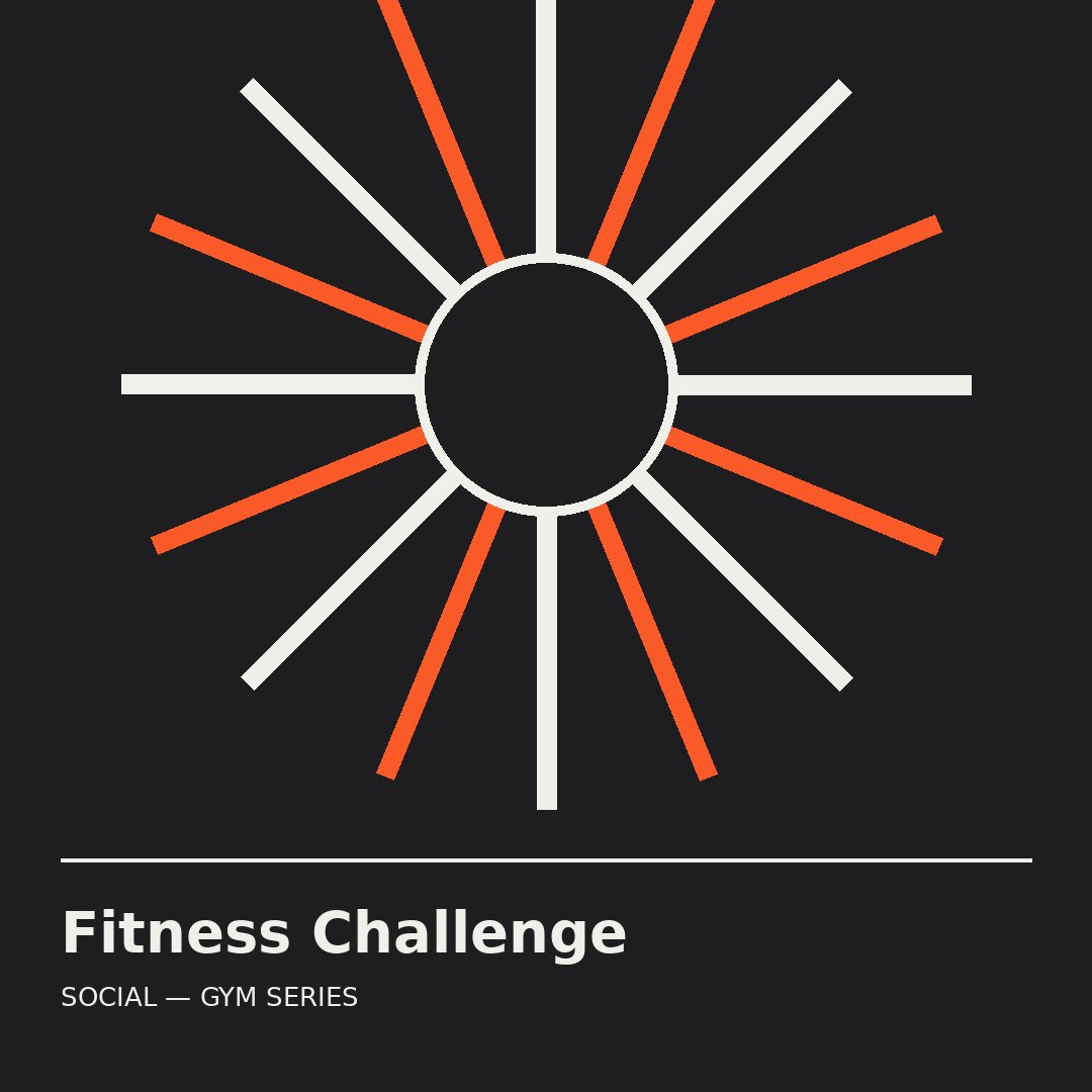 Fitness social post