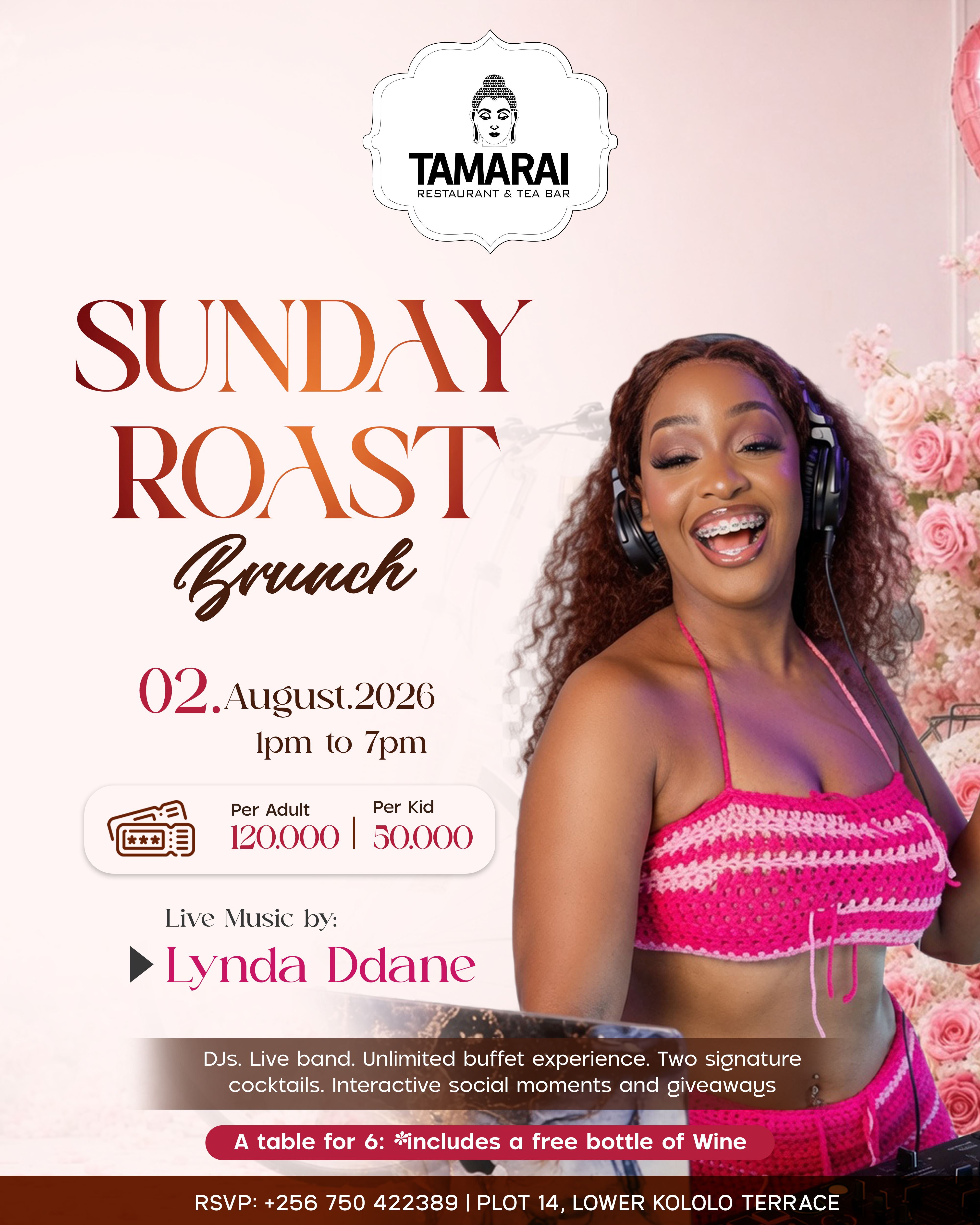 Tamarai premium nightlife brand artwork