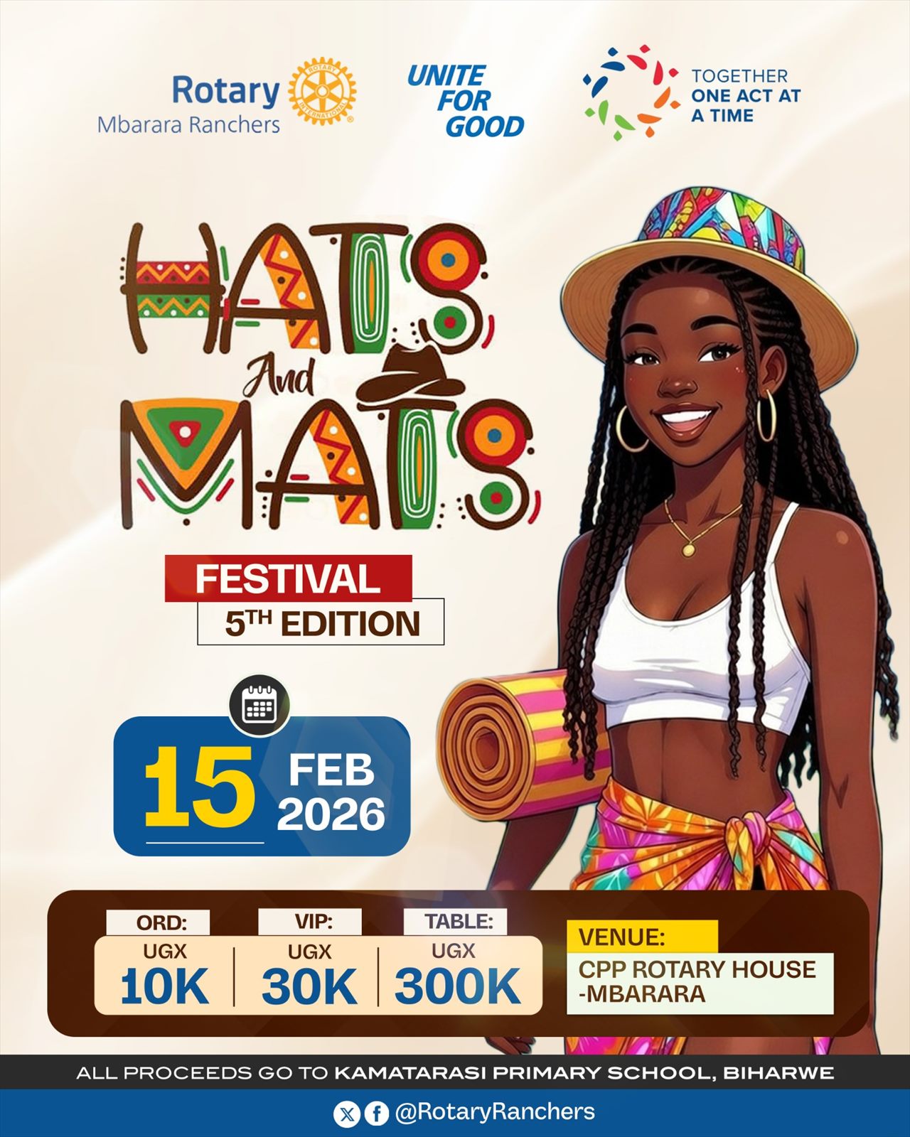 Hats and Mats Festival 5th Edition poster