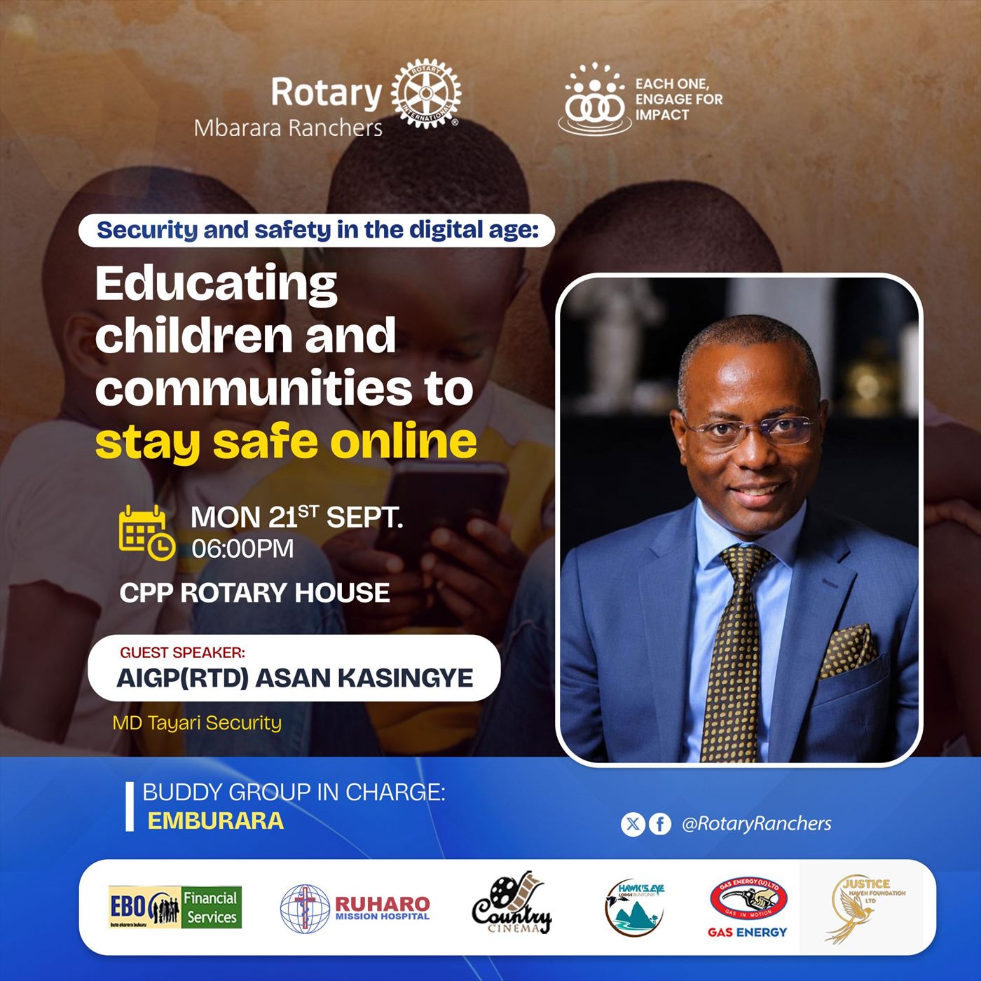 Fellowship poster: Educating children and communities to stay safe online